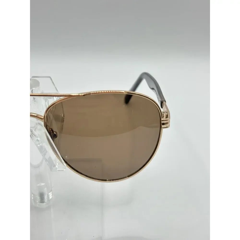 Fossil Aviator Sunglasses Gold Brown Tortoise Unisex 58mm